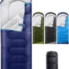 Rantizon Sleeping Bags for Adults Backpacking Lightweight Waterproof- Cold/Warm Weather Sleeping Bag for Mens Kids Boys Girls Camping essentials Hiking Outdoor Travel Hunting with Compression Bags