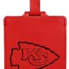 Rico Industries NFL San Francisco 49ers Red Laser Engraved Ultra Suede Luggage Tag – Includes ID Card