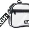 Rough Enough TSA Approved Toiletry Bag Clear Travel Bag Pouch for Toiletries 311 Quart Size Carry on Bag Airport TSA Compliant Black