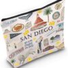 San Diego Cosmetic Makeup Bag San Diego Travel Gift San Diego Vacation Gift for Her Moving to San Diego Gift (San Diego)