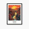 Seoul Travel Print, Seoul – South Korea #4