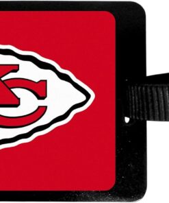 Siskiyou Sports Unisex NFL Kansas City Chiefs Luggage Tag, Black, 3.25″