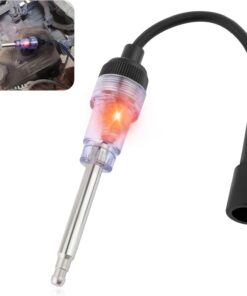 Spark Plug Tester with Indicator Lights,Spark Tester Small Engine for Check Ignition System,Universal Ignition Coil Tester Tool Car Accessories for Cars,Motorcycle,Lawn Mower (1PCS)