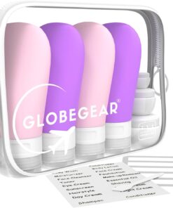 TSA Approved Silicone Travel Bottles Leak Proof & Travel Size Containers for Toiletries Travel Kit with TSA Liquids Travel Bag