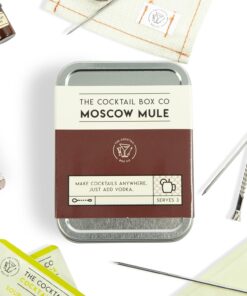 The Cocktail Box Co. Moscow Mule Cocktail Kit – Premium Cocktail Kits – Make Hand Crafted Cocktails. Great Gifts for Him or Her Cocktail Lovers (1 Kit)