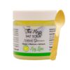The Keys Sea Salt Scrub – Exfoliating Body Scrub with Wooden Spoon- Foot Scrub and Hand Scrub for men, women – Made with Pure Florida Sea Salt Organic Essential Oils & Nutrients (Key Lime, 3.4 oz).