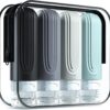 Travel Bottles for Toiletries, Tsa Approved 3oz Travel Size Containers BPA Free Leak Proof Refillable Liquid Silicone Squeezable Travel Accessories for Shampoo Conditioner Lotion (4 Pack)