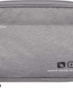 Travelon World Travel Essentials Tech Organizer, Gray Heather, One Size