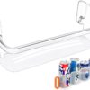 UPGRADED 242126602 Refrigerator Door Bin Shelf Replacement For Frigidaire Refrigerator Door Shelf Bin – Side Shelf Rack Parts AP6278233 PS12364199 4547407, FIT Bottom 2 Replacement Shelves