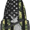 Vintage Elephant Sling Backpack Unisex Crossbody Chest Bag Shoulder Chest Bag For Women Men Hiking Travel