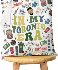 WCGXKO Toronto Canada Trip Tote Bag Toronto Souvenirs Gift Toronto Canadian Bag Toronto Vocation Gifts Toronto Honeymoon Gift