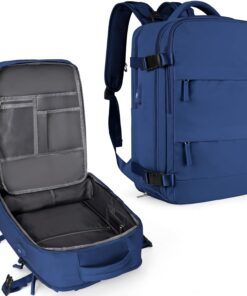 coowoz Large Travel Backpack for Women Men,Carry On Backpack,Hiking Backpack Outdoor Sports Rucksack Casual Daypack Travel Essentials Royal Blue