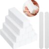 10PCS Nail Buffer Block with 2PCS Nail File – 4 Sided Professional Nail Files Sanding Blocks – Nail Filer and Buffer Set Natural and Acrylic Nails for Nail Care Tools – White