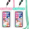 AiRunTech Universal Waterproof Phone Pouch, Beach Essential Accessories Protector iPhone Passport Money Sandproof,Swimming Sup Surfing Jetski Must Haves