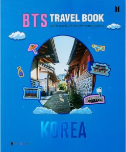BTS TRAVEL BOOK Global Edition with Useful Korean Expressions – Official BTS Merchandise, Special Trip Guide Inspired by BTS, Iconic BTS Album Locations, Must-Do Attractions in Korea, Top Korean Street Food to Experience, BTS Merch, Gift Idea for Kpop Fans, Perfect Gift for ARMY