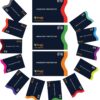 Boxiki Travel RFID Blocking Sleeves, Set with Color Coding | Identity Theft Prevention RFID Blocking Envelopes and Passport Covers