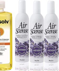 Citra Solv & Air Scense | Special Bundle | Concentrated Cleaner & Degreaser | Essential Oil Air Freshener | Household Cleaner Non-Aerosol | Valencia Orange & Lavender