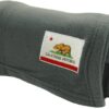 Cozy-Soft Microfleece Travel Blanket, 50×60 Inch, Lightweight, Compact, Perfect for Airplane and Car, California Flag