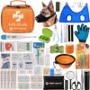 Dog First Aid Kit – Pet First Aid Kit for Dogs Pet Emergency Kit with Grooming Hammock Harness Nail Clipper First Aid Supplies for Home Camping