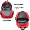 First Aid Bag Empty Red Emergency Medical Bag First Responder Trauma Multi-Pocket Traveling Field Trips Camping Essentials (RED-5PCS)