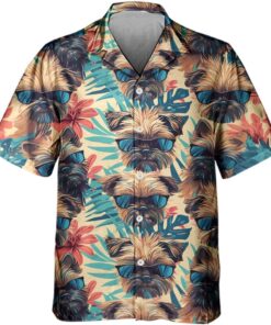 HYPEWAVE Hawaiian Shirt Button Down Short Sleeves Unisex XS-5XL Tropical Holiday Beach Shirts