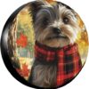 Hello Fall Cairn Terrier Pumpkin Autumnmy Love Dog Premium SUV Tire Covers: Ultimate Wheel Protection Against Corrosion 15in