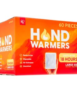 IRIS USA Hand Warmers – Large, 60 Individual Warmers, Up to 18 Hours Long-Lasting for Warm Hot Hands, On The Go, TSA-approved, Disposable, Lasts 4 Years, Handwarmers Hands Feet, Winter Essentials