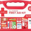 Johnson & Johnson All-Purpose Portable Compact First Aid Kit for Minor Cuts, Scrapes, Sprains & Burns, Ideal for Home, Car, Travel, Camping and Outdoor Emergencies, 160 pieces