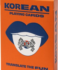 Korean Lingo Playing Cards | Travel Flashcards | Learn Korean Vocabulary in A Fun & Easy Way | 52 Essential Translations