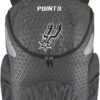 NBA POINT3 Basketball Backpack Road Trip 2.0, Officially Licensed NBA Bag with Drawstring for Basketball, Football, and More