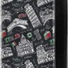 PU Leather Passport Holder Travel Wallet RFID Blocking Card Case Cover With Unique Pattern (Chalkboard style Italy symbol with The Leaning Tower of Pisa £