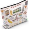 San Francisco Makeup Bag San Francisco Travel Gift San Francisco Trip Gift for Her Moving to San Francisco Gift (San Francisco)