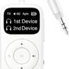 SoundSync Pro Bluetooth Transmitter & Receiver for Airplane, Easy Setup Bluetooth Audio Transceiver for 2 BT Devices, Volume Control, RCA for TV