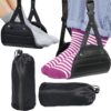 WNJ 2-Pack Airplane Travel Footrest Hammock, Travel Essentials, Relax Your Feet, Comfortable Airplane Footrest/Tripod for Long Trips, Long Flight Must Haves Accessories, Desk Hammock for Feet