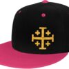 Yellow Jerusalem Cross Unisex Baseball Hat Low Profile SnapBack Cap Adjustable