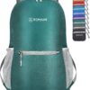ZOMAKE Ultra Lightweight Hiking Backpack 20L – Packable Small Backpacks Water Resistant Daypack for Women Men(Dark Green)