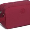 bagwise Toiletry Bag for Women and Men, Water-Repellent Shaving Bag for Toiletries Accessories, Unisex Door Room Essentials Hanging Dopp Kit for Men Toiletry Bag for Travel (Bordeaux)