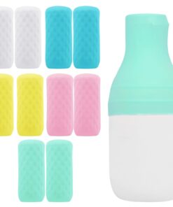 10 Pack Travel Essentials Silicone Bottle Covers, Cruise Ship Essentials, Travel Accessories Luggage for Women Men, Elastic Sleeves for Leak Proofing, Fit Most Travel Size Bottles Toiletries