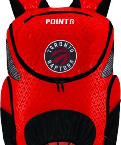 NBA POINT3 Basketball Backpack Road Trip 2.0, Officially Licensed NBA Bag with Drawstring for Basketball, Football, and More