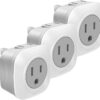 [3-Pack] UK Ireland Travel Plug Adapter, VINTAR International Power Adaptor with 2 American Outlets- 2 in 1 European Plug Adapter for USA to British England Scotland Irish London Hong Kong (Type G)