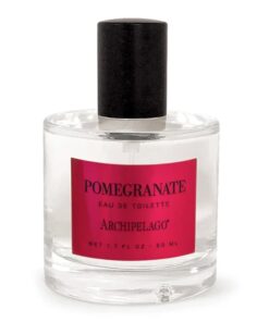 Archipelago Botanicals Pomegranate Eau De Toilette, Women’s Fragrance for Daily Use, Travel Size Cologne Bottle, Pomegranate, Valencia Oranges and White Peaches Scent, 1.64 oz