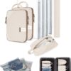 BAGSMART Packing Cubes for Suitcases, 8 Set Suitcase Organizer Bags Set & Vacuum Storage Bags for Travel