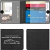BESULEN Car Registration and Insurance Holder, 2 Pack PU Leather Auto Glove Box Organizer, Wallet Driver License Case for Cards Documents, Car Essentials Interior Accessories