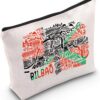 Bilbao Spain Lover Map Makeup Bag Guggenheim Museum Travel Vacation Holiday Cosmetic Bag BFF Women Gift (BILBAO)