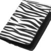 Daisy Rose Luxury Passport Holder Cover Case | PU Vegan Leather RFID Travel Organizer Card Holder – Zebra