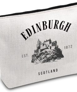 FOTAP Edinburgh Travel Bag Scotland Trip Surprise Gift Camping Cruise Vacation Gift Edinburgh Trip Cosmetic Bag Souvenir Travel Gift (Edinburgh)