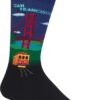 Hot Sox Men’s Fun Travel & Cities Crew Socks-1 Pair Pack-Cool & Artistic Novelty Fashion Gifts