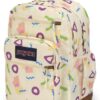 JanSport Cool Backpack, with 15-inch Laptop Sleeve – Large Computer Bag Rucksack with 2 Compartments, Ergonomic Straps, Memphis Mood Neon