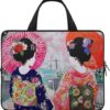 Kyoto Geisha Girls Laptop Bag Laptop Case Computer Messenger Bag with Adjustable Shoulder Strap