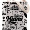 Lywjyb Birdgot Meet Me In Miami Tote Bag Girls Trip Shopping Bag Vacay Gift Drinking Gift Beach Gift for Sister